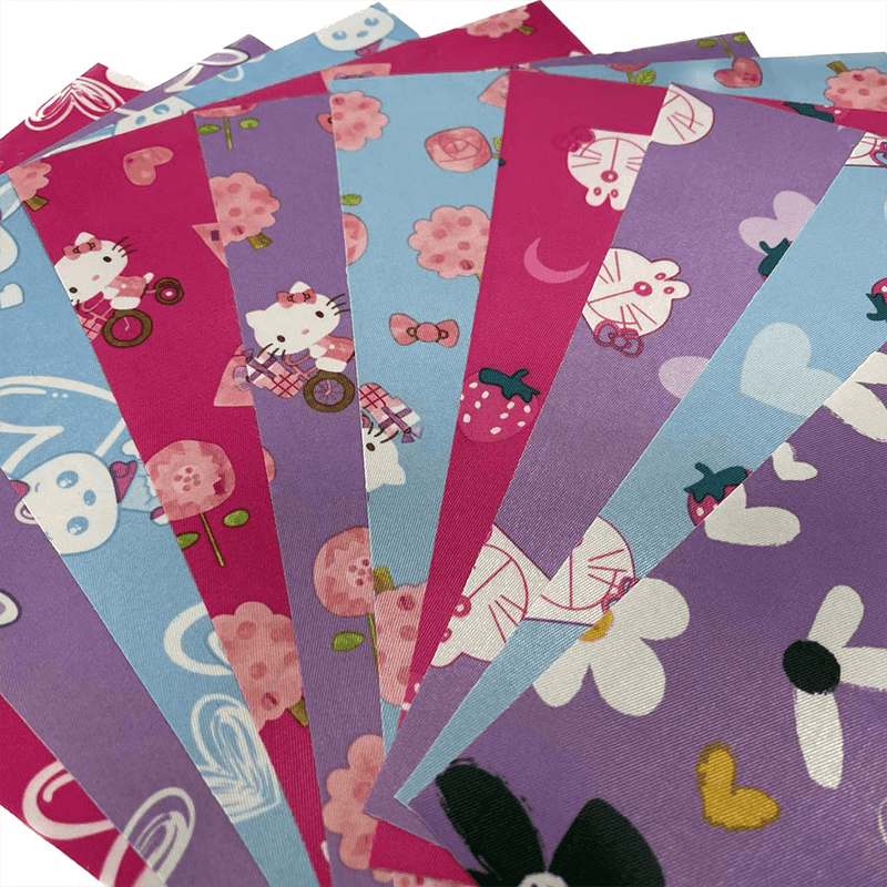 Tiskana satenska tkanina s PVC premazom